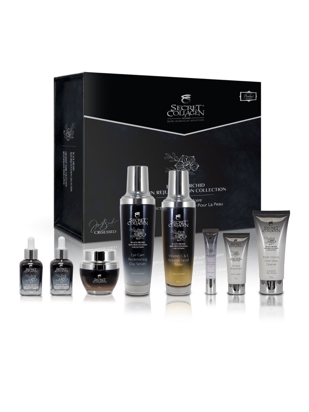 SECRET COLLAGEN BLACK ORCHID SKIN REJUVENATION COLLECTION
